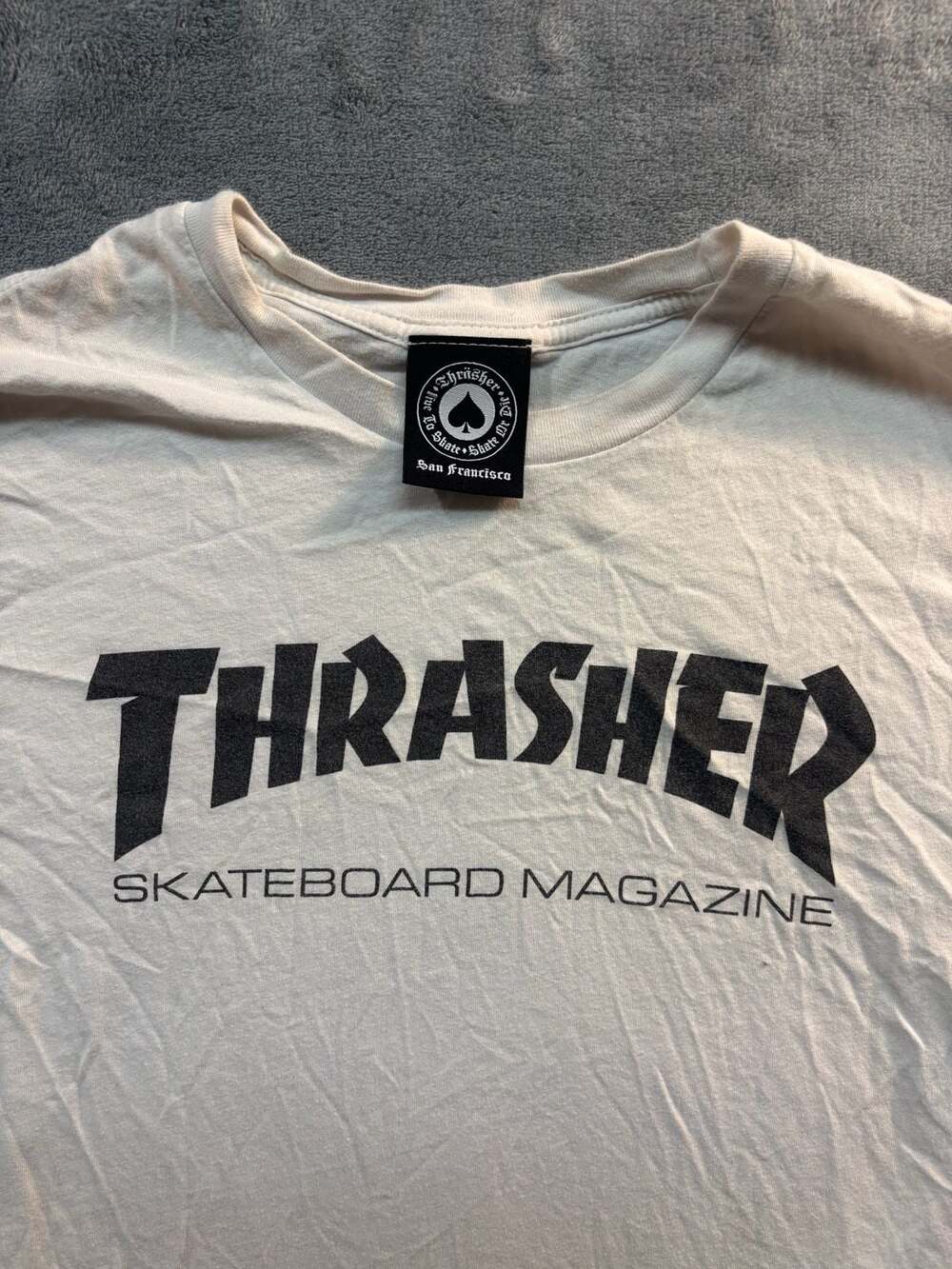 Thrasher Skateboard Magazine Classic Logo Short Sleeve T-Shirt